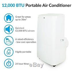 12000 BTU Quiet Portable Air Conditioner Mobile Air Conditioner & Dehumidifier
