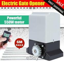 1200 KG Electric Sliding Gate Opener Operator Remote Control Door Gate Motor Kit