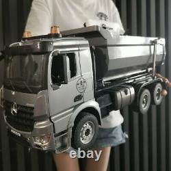 120 Mercedes Benz AROCS RC Dump Truck Model Alloy Tipper Remote Control Car Toy