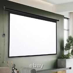120 in Electric Motorised Projector Screen Home Movie Theater 43 Remote Control