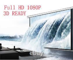 120in Electric Motorised Projector Screen 3D HD 169/43 With Remote Control