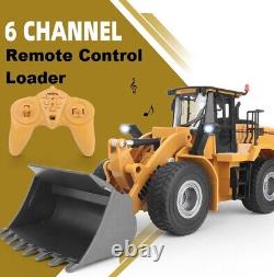 124 2.4G Remote Control RC Construction Bulldozer Tractor Loader Excavator 6CH