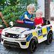 12v Electric Kids Ride Police Car Open Doors With 2.4g Parental Remote Control