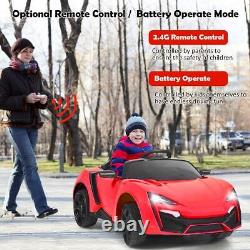 12V Kids Electric Ride On Car Battery Powered Vehicle Remote Control LED Lights