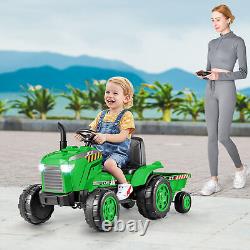 12V Kids Ride On Tractor 2-in-1 Toddlers Electric Toy Car with Remote Control