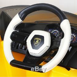 12V Lamborghini Kids Ride On Cars Urus Licensed Electric Remote Control Yellow