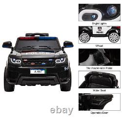 12V Ride On Car Electric Range Rover Police Vehicle Kids Toy Car Remote Control
