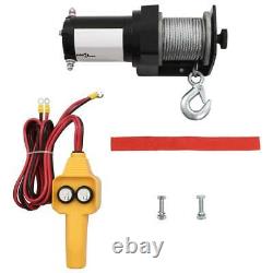 12v Electric Off Road Winch Recovery 4x4 Trailer Wire Heavy Duty Remote Control