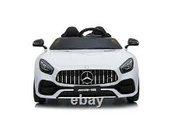 12v Mercedes Gt R Two Seater Kids Electric Ride On Car + Parental Remote Control
