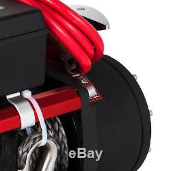 13500LBS 12V Electric Synthetic Rope Winch Recovery Remote Control SingleLine