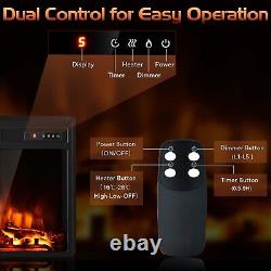 1500W Electric Fireplace 18 Electric Fireplace Remote Control Stove Heater