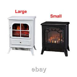 1850W Electric Fireplace Heater Fire Living Room Log Burning Flame Effect Stove