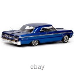 1/10 Chevrolet Impala SS 1964 RC Car Hopping Lowrider Blue Classic Edition RTR