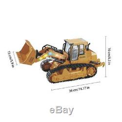 1/12 RC Truck Excavator Digger Bulldozer Remote Control Toy with Sound & Light