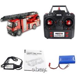 1/14 2.4G Remote Control Electric Fire Truck Water Spray Music Fire Engine Toy