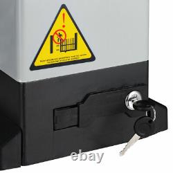 2000KG Automatic Electric Sliding Gate Opener Kit Door 2 Remote Control Racks UK