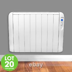 2000w Electric Panel Heater Radiator With Timer Thermostat Wall Mounted
