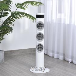 20W Circular Tower Fan with Remote Control Floor Fan for Home and Office