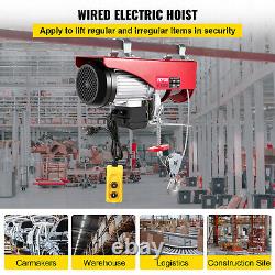 2200 LB Electric Hoist Wire Winch Hoist Crane Lift 220V 40 ft With Remote Control