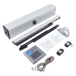 220lbs Automatic Gates Electric Remote Swing Gate Opener Kit Remote Control 50W