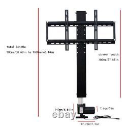 26-57 TV Electric Motorised TV Lift 700mm with Mount Bracket & Remote Control