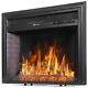 26 Insert Electric Firebox Fireplace Heater Flat Glass Panel Timer With Remote