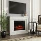 2kw Electric Fireplace Fire Place Remote Control Heater Lighting Surround Flame