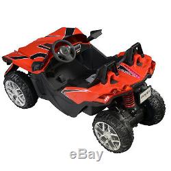 2-Seater 12V Electric Slingshot Truck Kids Ride On Car with Remote Control Red