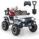 2-seater Kids Ride On Car 24v Battery Powered Toddlers Truck With Remote Control