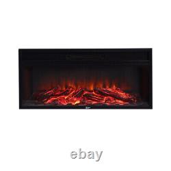 30/34 Inch Remote Control Fires Inset Electric Fire Surround Set Fireplace