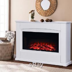 30 inch Modern Electric Fire Fireplace with Remote Control Surround Led Lights