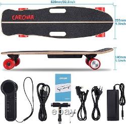 32'' Electric Skateboard Longboard withRemote Control 350W Motor Adult Teen Gift