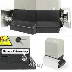 3300 lbs Electric Sliding Gate Opener Automatic Driveway Door Operator WithRemote