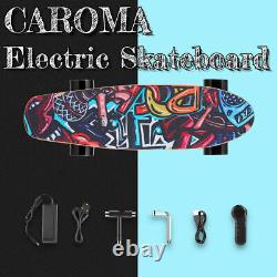 350W Electric Skateboard Longboard withRemote Control E-Skateboard Adult Teens New