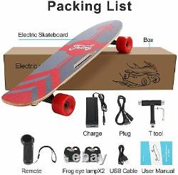 350W Electric Skateboard withRemote Control E-Skateboard Adults&Teens Gift 20km/h