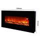 35/50 Inch Electric Fireplace Wall Mounted Large Electric Heater +remote Control