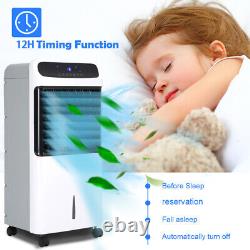 3-in-1 Evaporative Air Cooler 12L Portable Fan Humidifier 3 Speed Remote Control