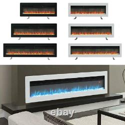 40/50/60 Electric Fireplace Freestanding Wall/Insert Mounted Fire Suite Heater