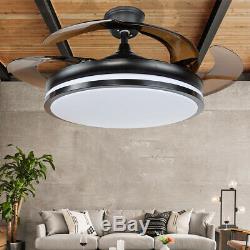 42 Invisible Fan light Ceiling Fan Modern Electric Fan LED Light Chandelier