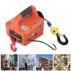 500KG Portable Tracking Block Electric Winch Hoist Remote Control HoistUK