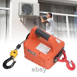 500KG Portable Tracking Block Electric Winch Hoist Remote Control HoistUK