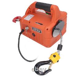 500KG Portable Tracking Block Electric Winch Hoist Remote Control HoistUK