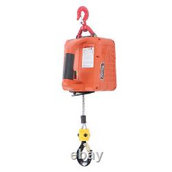 500KG Portable Tracking Block Electric Winch Hoist Remote Control HoistUK