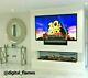 50 60 Inch Stunning Panoramic Inset Electric Fire 3 Sided Full Glass Fish Tank
