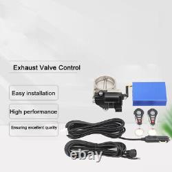 60mm Exhaust Control Pipe Downpipe Valve Electric Valve + Remote Control Set