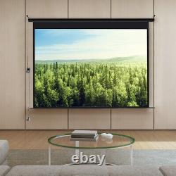 72 84 92 100 120inch 43 Electric Motorised Projector Screen with Remote Control