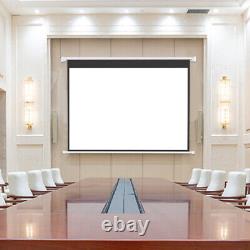 84inch Electric Motorised Projector Screen with Remote Control 43 Home Cinema