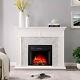 900with1800w 23inch Electric Led Fireplace Glass Withremote Control