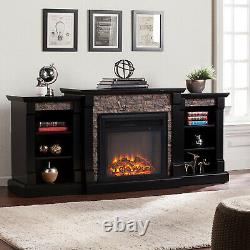 900With1800W 23inch Electric LED Fireplace Glass withRemote Control