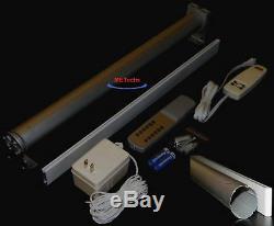 95 Remote controlled Electric motorized roller Shade rod tube with bottom bar
